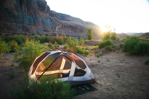 Moab campsite